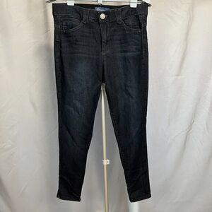Democracy Absolution Jeans Womens 12 Black Mid Rise Skinny Stretch‎ Pockets
